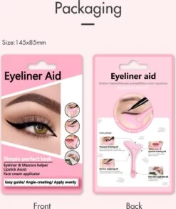 Eyeliner Tool - Wing - Winged Eyeliner - Eyeliner Aid - Applicator - Eyeliner Helper - Mascara Helper - Perfecte Eyeliner - Perfect - Eye Make-Up Tool - -Mooi Leven 1007x1200 1
