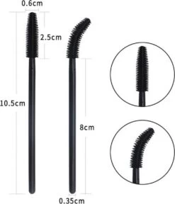 Lashes & More – 50 Stuks Siliconen WimperBorsteltjes – Zwart - Mascara Borsteltjes - Mascara Borstel - Wimper Borstel - Siliconen Wimperborstel - Wimperborstel Voor Wimper Extensions - Siliconen Wenkbrauwborstel -Siliconen Top - Wenkbrauw Kwast -Mooi Leven 1029x1200 7
