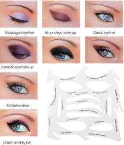 GEAR 3000® Eyeliner - Wenkbrauw - Stempel - Stamp - Stencil - Wing - Sjabloon - Herbruikbaar