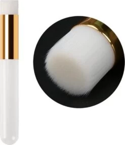 Wimper Reinigingsborstel - Wit - Extensions Applicator - Wimperreiniging - Wenkbrauw Verwijderen - Huidverzorging - Makeup Tool - Wenkbrauwborstel - Wimperextensions - Cleansing Brush - Make Up Cleaning Brush - Lash Foam Borstel - Gezicht Reiniging