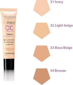 Bourjois 123 Perfect CC Cream - 033 Beige Rosé -Mooi Leven 1045x1200 1