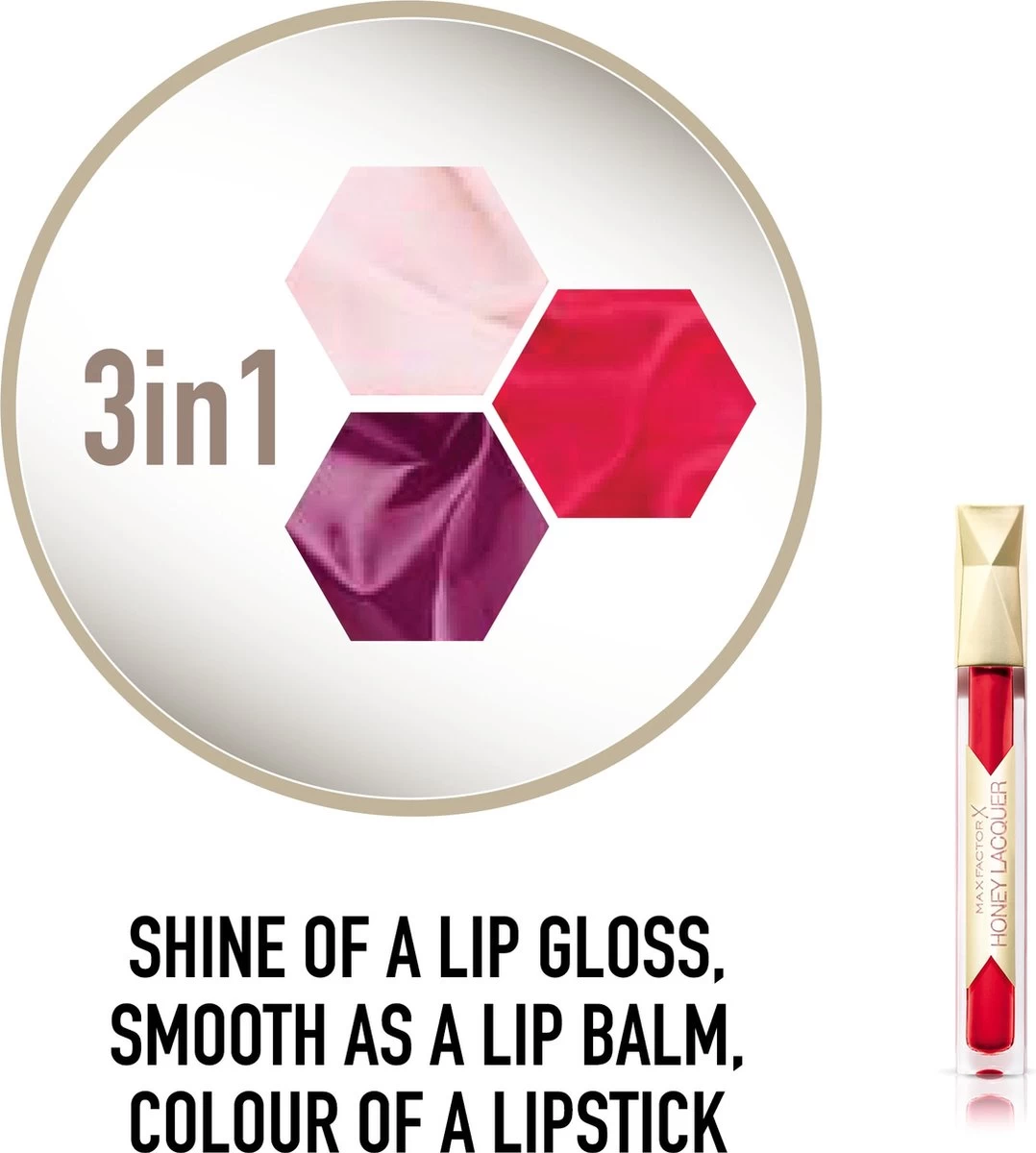 Max Factor Honey Lacquer Lipgloss - 025 Floral Ruby 9 Max Factor Honey Lacquer Lipgloss - 025 Floral Ruby - Afbeelding 7