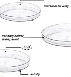 Make Up Organizer - 360° Draaibare Plateau - Make Up - Organizer - Orderner -Mooi Leven 1108x1200 3