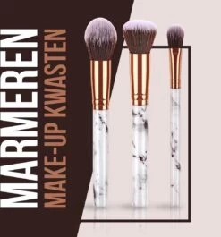 Luxe Make Up Kwasten Set - Make Up Brush - Oogschaduw – Beauty - Foundation Kwast - Poederkwast - Brush - Make Up - Cosmetica - Kwasten Set – Make Up Etui - Make Up Penselen Set – Make Up Set -Mooi Leven 1120x1200 8