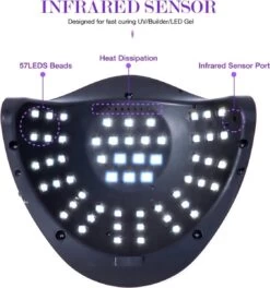 Professionele 180W LED Nageldroger Lamp - Gel Nagel Droger - 180W De Sterkste Nagellamp Op De Markt - Geschikt Voor Elke Nagel, Sneller Droger Voor Gel Polish Nail Apparatuur Automatische Sensor Nail Art Gereedschap Voor Vingernagel En Teennagel -Mooi Leven 1122x1200