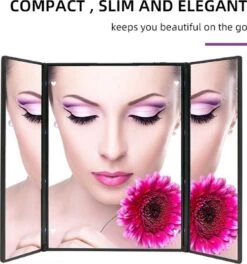 Spiegel Met LED Verlichting - Make-upspiegel - Zwart -Mooi Leven 1124x1200 4