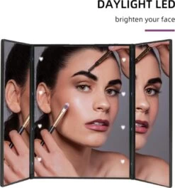 Spiegel Met LED Verlichting - Make-upspiegel - Zwart -Mooi Leven 1124x1200 5