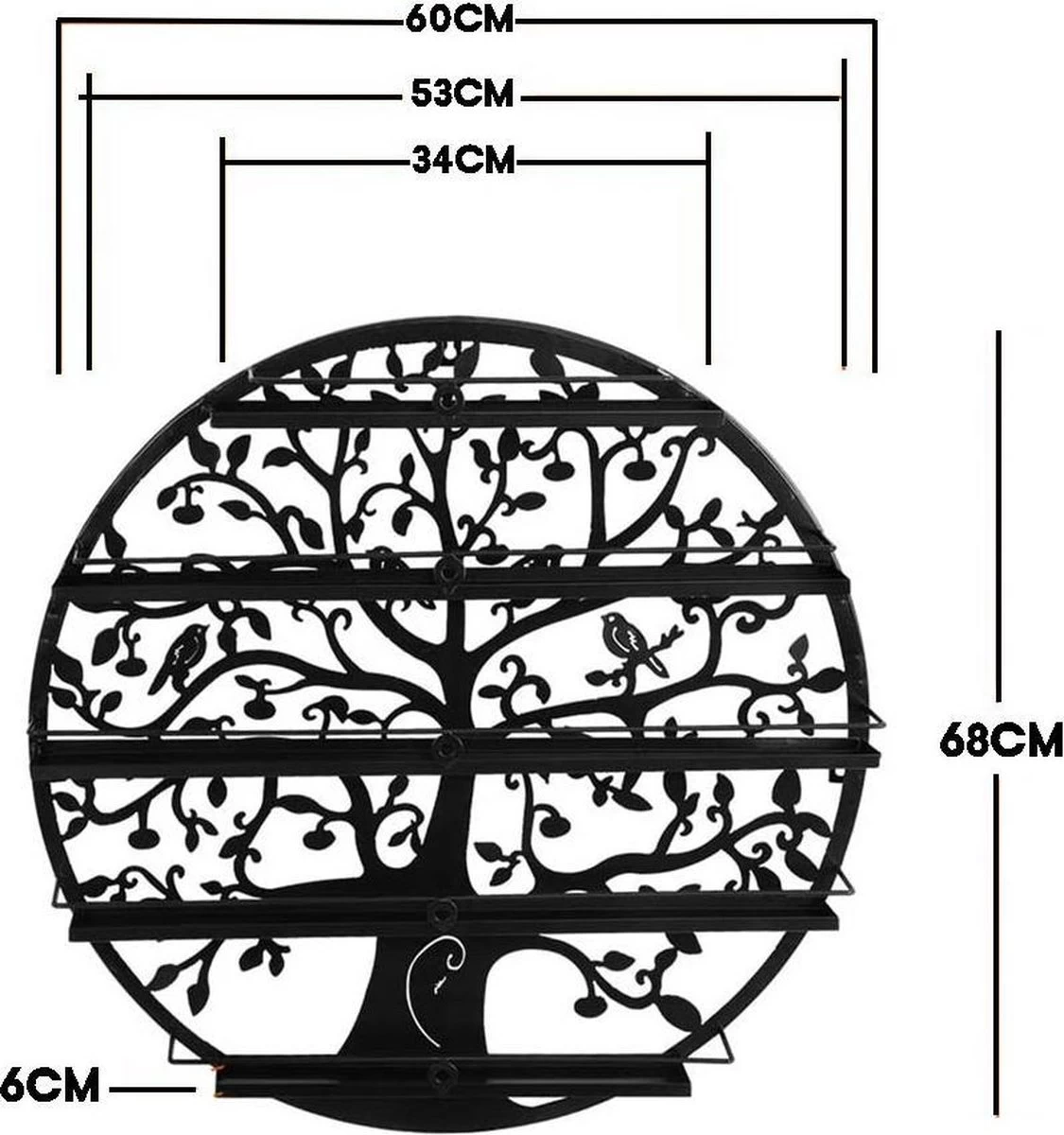 Confibel Nagellak Houder - Nagellak Flesjes Organizer - Essentiële Oliën Organizer - Rek Voor Flesjes - Wanddecoratie - Zwart 17 Confibel Nagellak Houder - Nagellak Flesjes Organizer - Essentiële Oliën Organizer - Rek Voor Flesjes - Wanddecoratie - Zwart - Afbeelding 15
