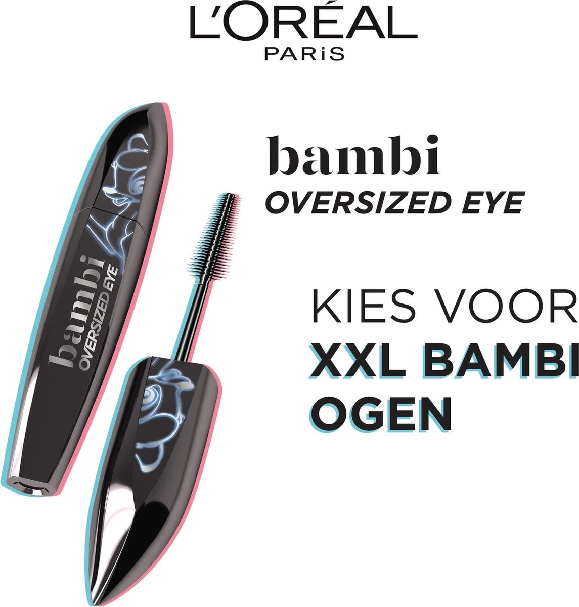 L’Oréal Paris Bambi XXL Oversized Eye Mascara - Zwart - Volume & Lengte Mascara - 8.9ml 7 L’Oréal Paris Bambi XXL Oversized Eye Mascara - Zwart - Volume & Lengte Mascara - 8.9ml - Afbeelding 5