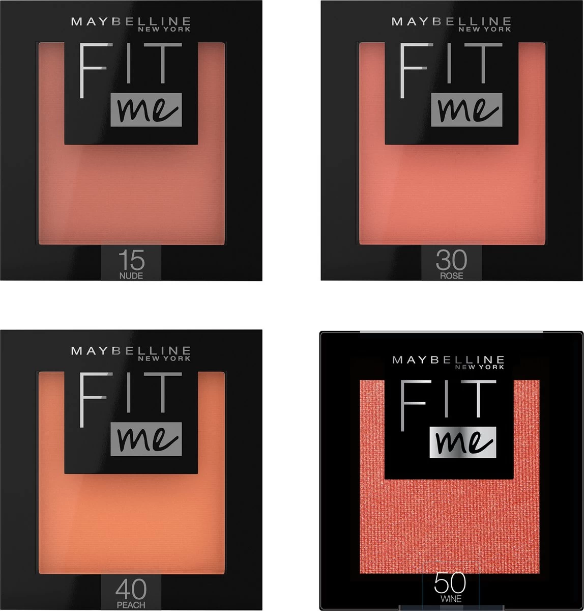 Maybelline Fit Me Blush - 50 Wine - Natuurlijk Ogende Rouge - 4.5 Gr 8 Maybelline Fit Me Blush - 50 Wine - Natuurlijk Ogende Rouge - 4.5 Gr - Afbeelding 6
