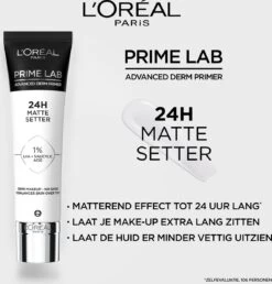 L'Oréal Paris - Prime Lab - Mat Setter - Primer - Matte Primer - 30 Ml -Mooi Leven 1149x1200