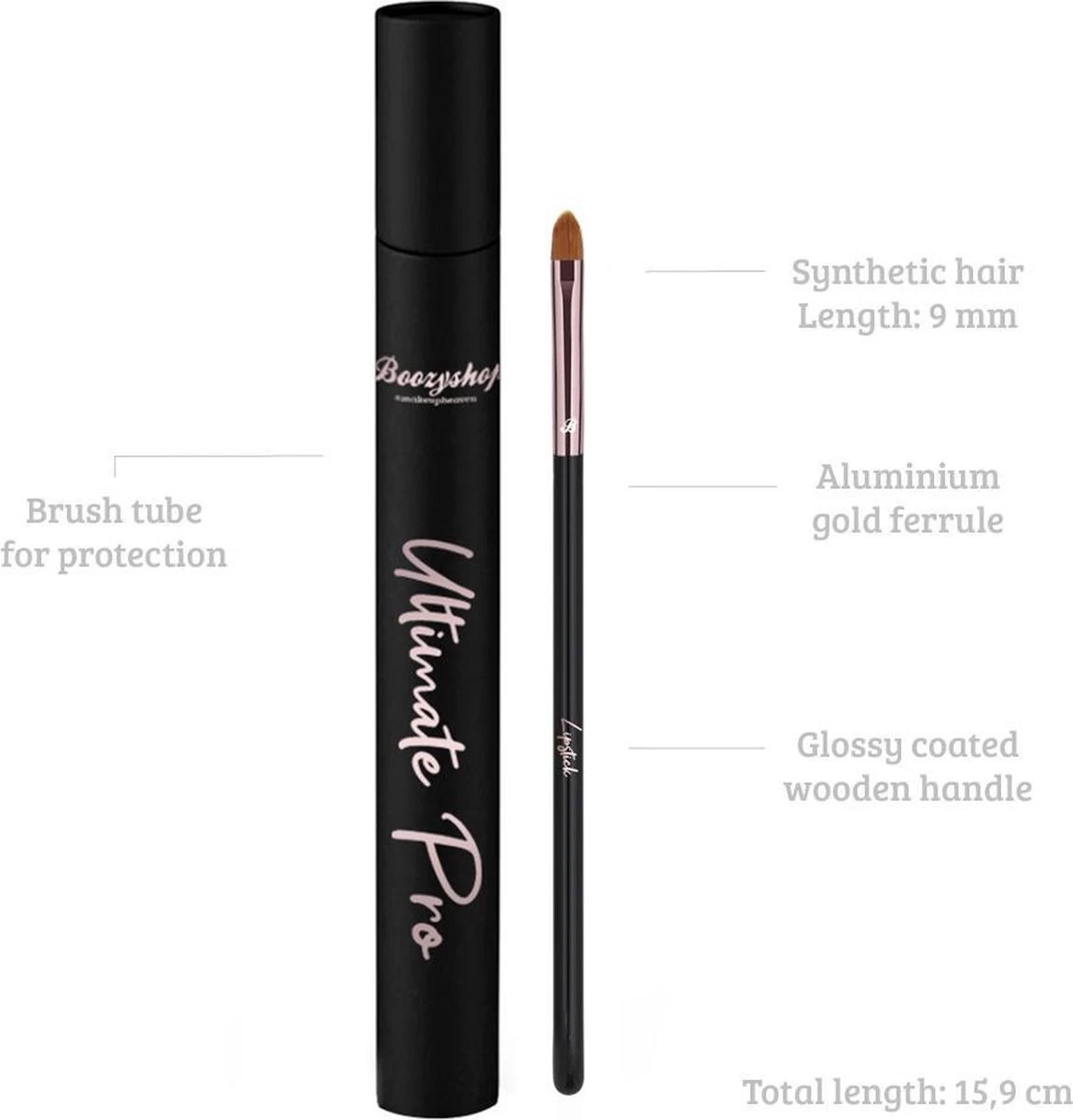 Boozyshop Ultimate Pro UP41 Lipstick Brush 4 Boozyshop Ultimate Pro UP41 Lipstick Brush - Afbeelding 2