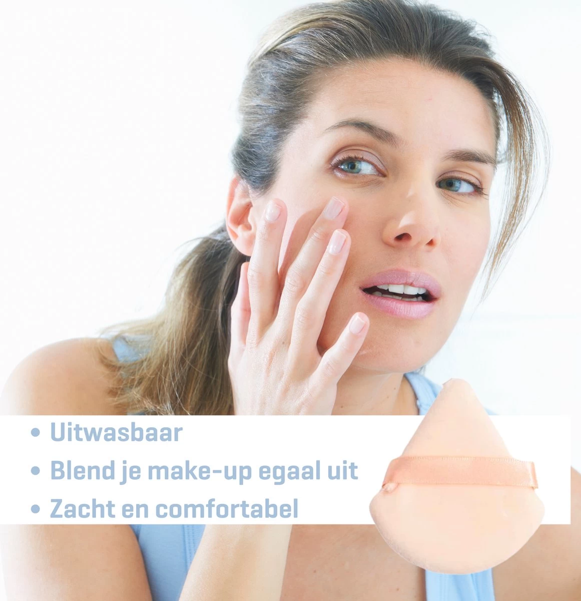 Merkloos Powder Puff Driehoek - Powder Puff - Beauty Blender - Powder Puff Triangle - 5 Stuks - Perzik 4 Merkloos Powder Puff Driehoek - Powder Puff - Beauty Blender - Powder Puff Triangle - 5 Stuks - Perzik - Afbeelding 2