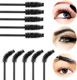 Knaak Wegwerp Wimper En Wenkbrauw Borsteltjes - Eyelash Extensions Brushes - 50 Stuks - Zwart -Mooi Leven 1161x1200 7