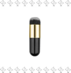 Merkloos EPIN | Poederkwast | Foundation Kwast | Powder Brush | Make-up Kwast | Zwart Met Goud