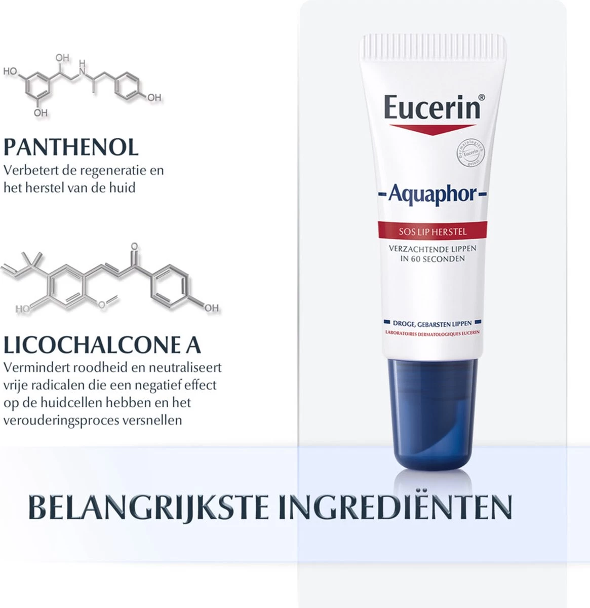 Eucerin Aquaphor SOS Lip Herstel - Lippenbalsem 5 Eucerin Aquaphor SOS Lip Herstel - Lippenbalsem - Afbeelding 3