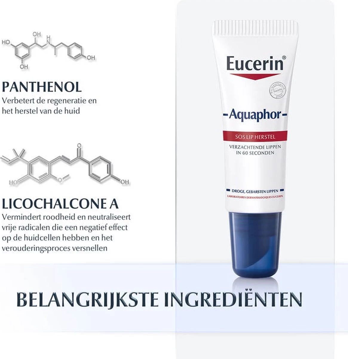 Eucerin Aquaphor SOS Lip Herstel - Lippenbalsem 21 Eucerin Aquaphor SOS Lip Herstel - Lippenbalsem - Afbeelding 19