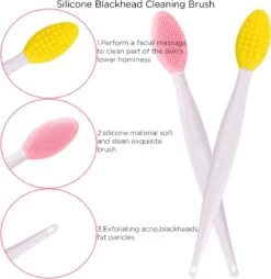 Merkloos Lip Scrub Borstel Set 4-delig - Mee Eters Verwijderen – Gezichtsreiniger – Gezichtsborstel Blackhead Remover -Mooi Leven 1166x1200 4