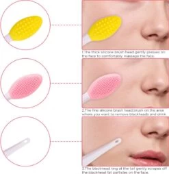 Merkloos Lip Scrub Borstel Set 4-delig - Mee Eters Verwijderen – Gezichtsreiniger – Gezichtsborstel Blackhead Remover -Mooi Leven 1166x1200 5