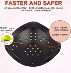 UV Nagel Lamp 168 Watt + 5 Gratis Vijlen - BellaLine - UV Led Nagellamp – Gel Nagel – Nagellak UV – Nageldroger – Salon – Sensor – Gellac - Acryl - Gelnagels – 42 Power Led – Professioneel – Krachtig – Manicure – Extra Lang Snoer - Pink - Pedicure 18 UV Nagel Lamp 168 Watt + 5 Gratis Vijlen - BellaLine - UV Led Nagellamp – Gel Nagel – Nagellak UV – Nageldroger – Salon – Sensor – Gellac - Acryl - Gelnagels – 42 Power Led – Professioneel – Krachtig – Manicure – Extra Lang Snoer - Pink - Pedicure -Mooi Leven 1167x1200 10