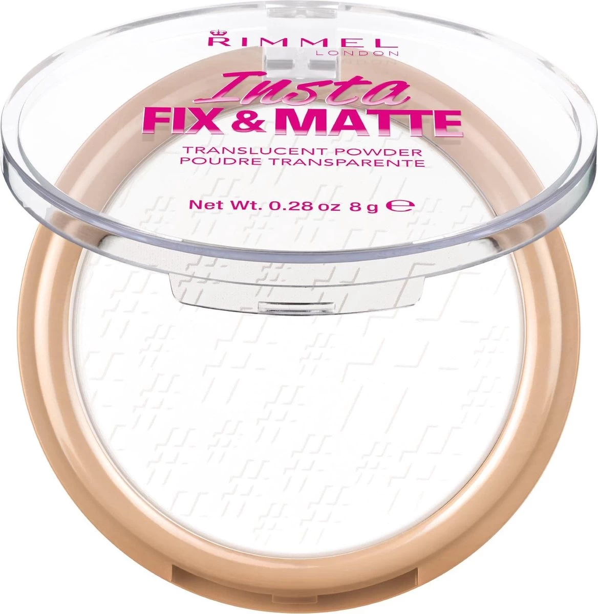 Rimmel London Insta Fix & Matte Make-uppoeder - 01 Clear 4 Rimmel London Insta Fix & Matte Make-uppoeder - 01 Clear - Afbeelding 2
