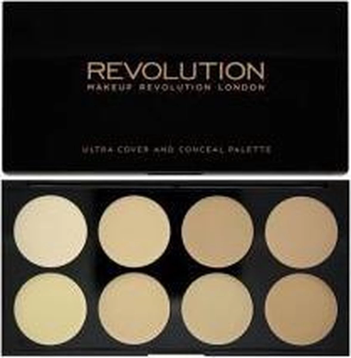 Makeup Revolution Cover & Conceal Cream Palette - Light 9 Makeup Revolution Cover & Conceal Cream Palette - Light - Afbeelding 7
