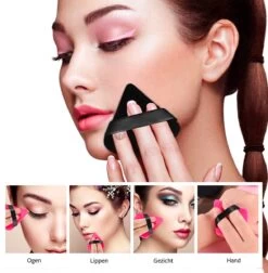 Merkloos Powder Puff - Beauty Blender - Powder Puff Driehoek - 5 Stuks - Hot Pink -Mooi Leven 1178x1200 5