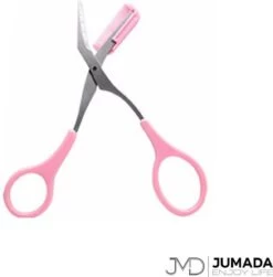 Merkloos Jumada's Wenkbrauwschaar - Wenkbrauw Trimmer - Wenkbrauwkam - Roze