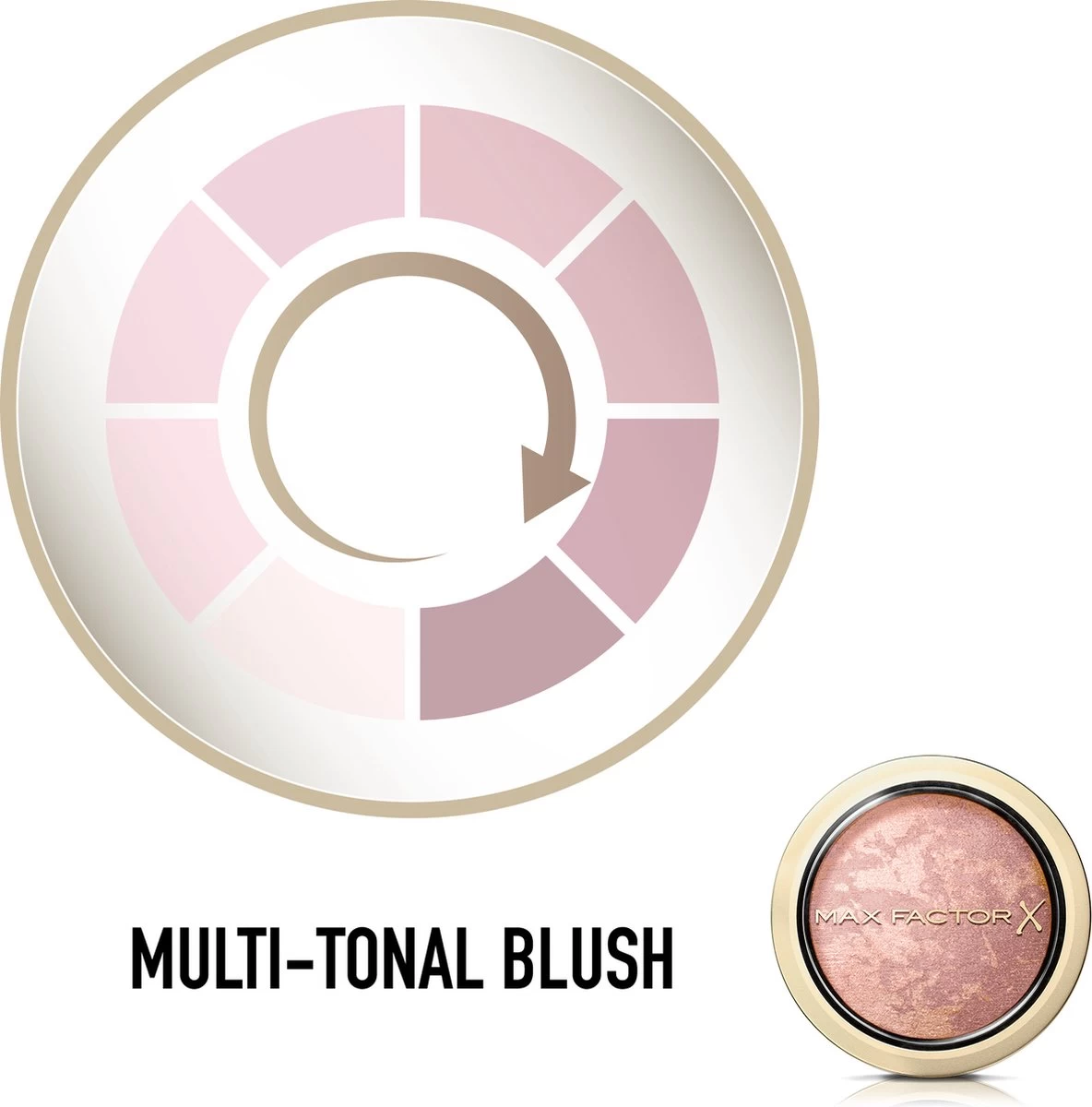 Max Factor Creme Puff Blush - 010 Nude Mauve 6 Max Factor Creme Puff Blush - 010 Nude Mauve - Afbeelding 4