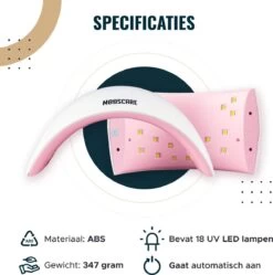 MOOSCARE 36 Watt LED Lamp Voor Gellak Nagels – Nageldroger – Gellak Lamp - UV Lamp Gelnagels - Nail Art Nagellamp - Gel Nagellak Nageldroger -Mooi Leven 1191x1200 16