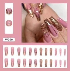 Dazori-plaknagels-24tips-w099