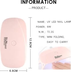 Elvi Polygel Starterskit -Complete Set Inc. USB UV/Led Mini Lamp-6x15g Polygel Kleuren Blauw - Nagelverlenging Polyacryl UV Nagellak-Quick Extension Temperature Color Changing Gel Blue Green -Mooi Leven 1196x1200 19