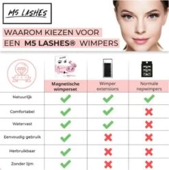 Diamond | M5 Bekend Van TikTok | GRATIS Spiegeldoosje | Magnetische Wimpers Met Eyeliner | Nep Wimpers | Magnetic Eyelashes | HERBRUIKBAAR | CADEAU -Mooi Leven 1197x1200 19