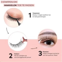 Diamond | M5 Bekend Van TikTok | GRATIS Spiegeldoosje | Magnetische Wimpers Met Eyeliner | Nep Wimpers | Magnetic Eyelashes | HERBRUIKBAAR | CADEAU -Mooi Leven 1197x1200 20