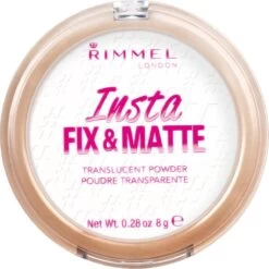 Rimmel London Insta Fix & Matte Make-uppoeder - 01 Clear 33 Rimmel London Insta Fix & Matte Make-uppoeder - 01 Clear -Mooi Leven 1198x1200 10