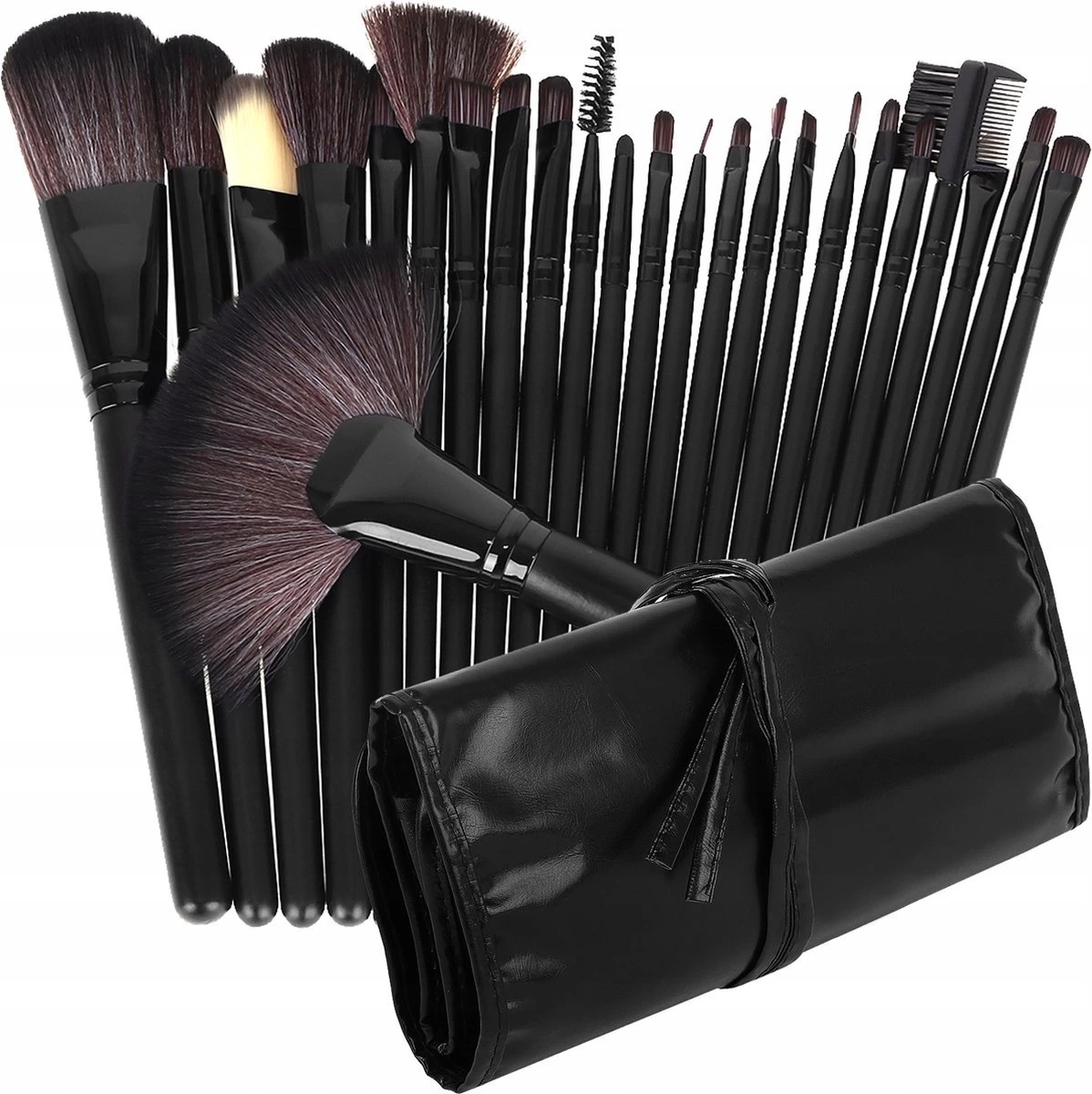 Professionele 24-Delige Make-Up Kwastenset - Cosmetica Visagie Makeup Kwasten Set - Mascara/Oogschaduw/Concealer/Foundation/Blush/Eyeliner/Highlighter/Poederkwast Beauty Brush - Contourkwast Make Up Brushes Borstels Penselen - Met Luxe Opberg Etui 3 Professionele 24-Delige Make-Up Kwastenset - Cosmetica Visagie Makeup Kwasten Set - Mascara/Oogschaduw/Concealer/Foundation/Blush/Eyeliner/Highlighter/Poederkwast Beauty Brush - Contourkwast Make Up Brushes Borstels Penselen - Met Luxe Opberg Etui