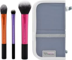 Real Techniques Essentials Set - 3 Delig - Make-up Kwastenset