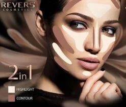 REVERS® Pro Contour DUO Stick #02 Medium -Mooi Leven 1200x1021 2