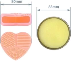 Professionele Vegan Kwastenreiniger Zeep, Cosmetica Kwast En Make-up Kwast, Zeep Van Tritart 100 G + Hart Reiniger -Mooi Leven 1200x1035 2