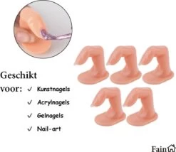 Oefenvinger Voor Nagels – Nail Art – All-in-1 Set – 5 Stuks - Nagel Set – Nail Trainer – Nail Tips – Acrylnagels Starterspakket – Nagel – Nail Trainer Hand – Oefen Hand Nagels - Nailtrainer Nagel Oefenhand -Mooi Leven 1200x1041 3