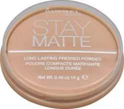 Rimmel London Stay Matte Pressed Powder - 001 Transparent - Powder -Mooi Leven 1200x1049
