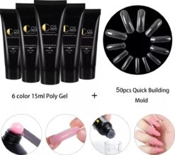 Royala - Professionele Poly Gel Starter Kit POG3. – 6 Kleuren Polygel + 6 Kleuren UV Gel - 12 Kleuren Polygel Pakket - Incl. 36 W UV Nageldroger - Poly Acryl Nagels - Nail Art - Gel Lak -Mooi Leven 1200x1060 2