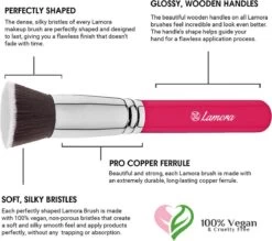 Foundation Borstel Roze - Lamora - Make-Up Kwast -Mooi Leven 1200x1063 8