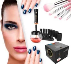 MaMo Subliem - Elektrische Make Up Kwasten Reiniger - Cadeau Tip - Brush Cleaner - Make-up Borstel Reiniger - Make Up Kwasten Reiniger - Wassen - Föhnen - Hygiëne - Make-up Kwastenreiniger