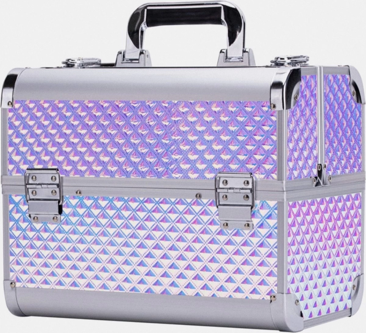 Merkloos Luxe Cosmeticakoffer, Make-up Koffer, Nagel Koffer, Visagie Koffer 32x21x26 3 Merkloos Luxe Cosmeticakoffer, Make-up Koffer, Nagel Koffer, Visagie Koffer 32x21x26