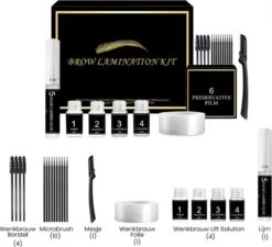 BluGo Brow Lamination Kit - Lash Lift - Wenkbrauwgel - Wimperlifting Set - Brow Soap - Eyelash Lift - Wimperverf - Brow Gel - Starterkit -Mooi Leven 1200x1095 5