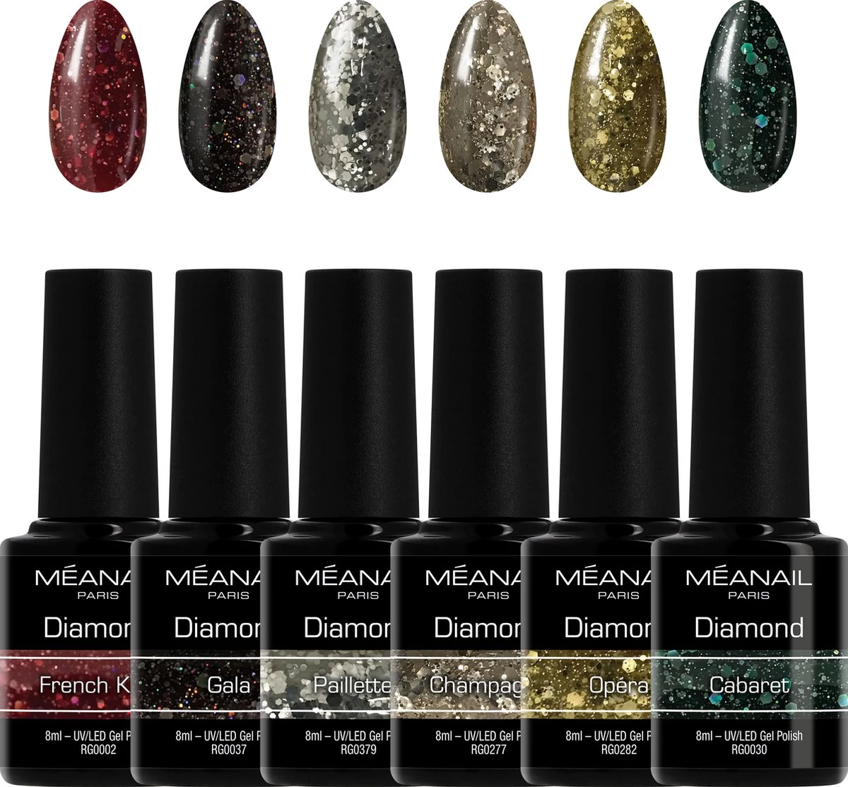 Méanail - Gellak - Parisienne - Shiny Star - Gel Nagellak - 6 X 8ml 3 Méanail - Gellak - Parisienne - Shiny Star - Gel Nagellak - 6 X 8ml