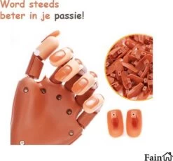 Oefenhand Voor Kunstnagels– Nail Art – All-in-1 Set - Nagel Set – Nail Trainer – Nail Tips – Acrylnagels Starterspakket – Nagel – Nail Trainer Hand – Oefen Hand Nagels - Nailtrainer Nagel Oefenhand -Mooi Leven 1200x1118 11