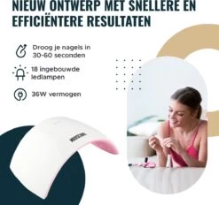 MOOSCARE 36 Watt LED Lamp Voor Gellak Nagels – Nageldroger – Gellak Lamp - UV Lamp Gelnagels - Nail Art Nagellamp - Gel Nagellak Nageldroger -Mooi Leven 1200x1129 8