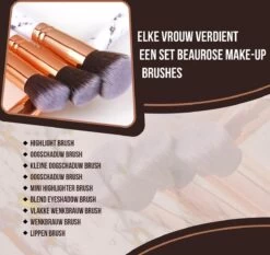 Luxe Make Up Kwasten Set - Make Up Brush - Oogschaduw – Beauty - Foundation Kwast - Poederkwast - Brush - Make Up - Cosmetica - Kwasten Set – Make Up Etui - Make Up Penselen Set – Make Up Set -Mooi Leven 1200x1132 5